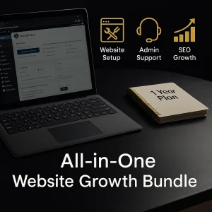 All-in-One Website Bundle with WordPress, SEO, and 1 Year Maintenance – Professional Digital Service