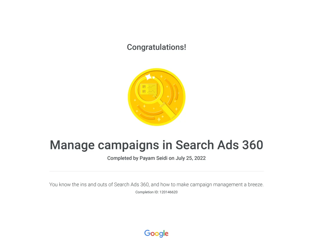 Manage campaigns in Search Ads 360 _ Google