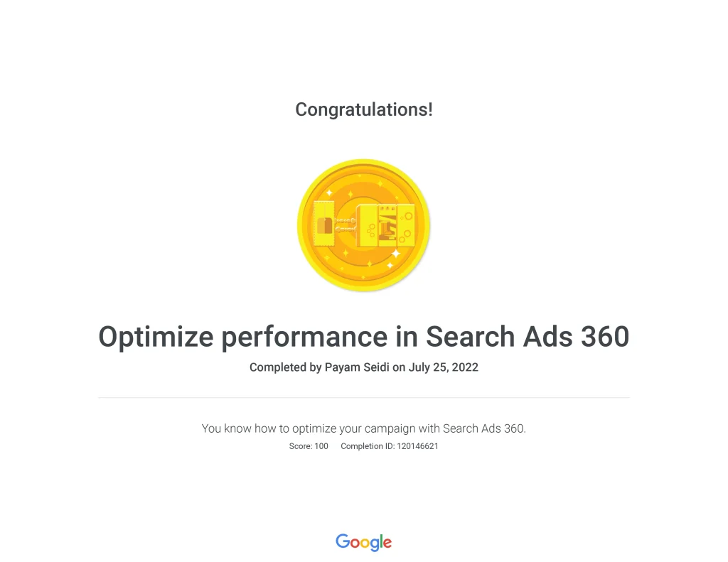 Optimize performance in Search Ads 360 _ Google